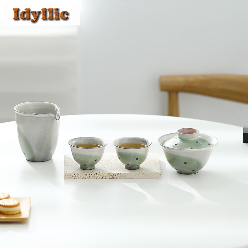 Korean Tea Set - Wabi Sabi Style Power Yin Coarse