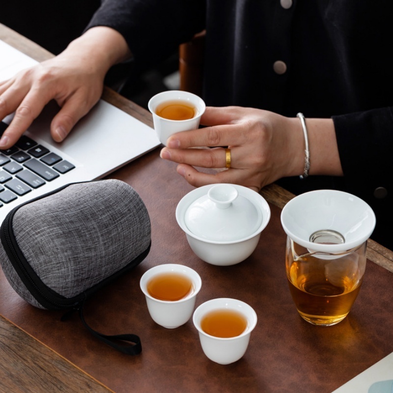 Portable Chinese Kung Fu Tea S - Korean Tea Set recension och pris