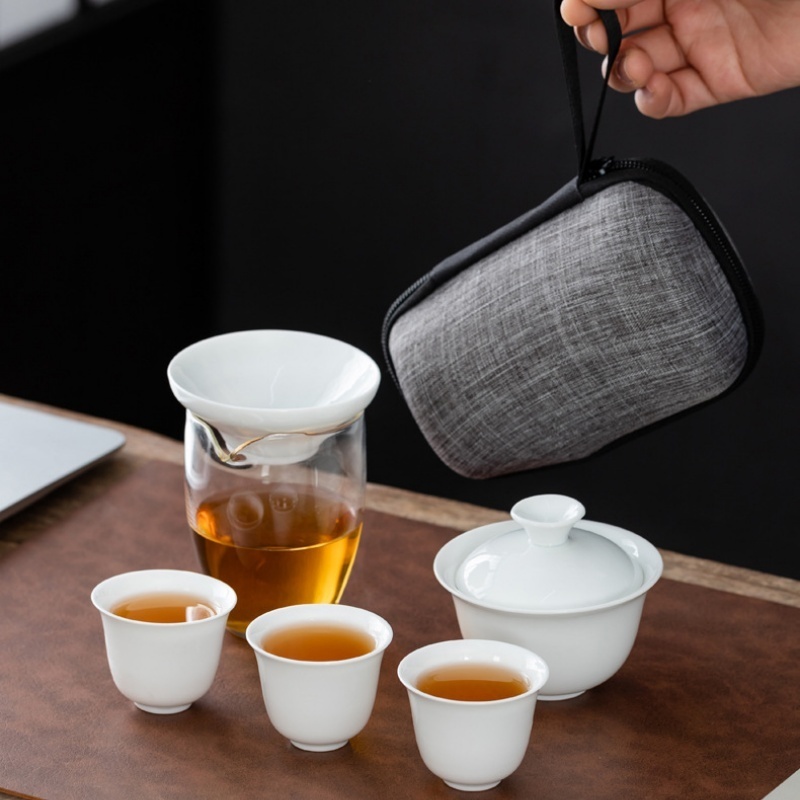 Portable Chinese Kung Fu Tea S - Korean Tea Set recension och pris