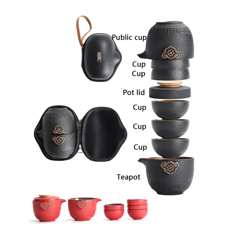 Portable High Grade Chinese Te - Korean Tea Set recension och pris