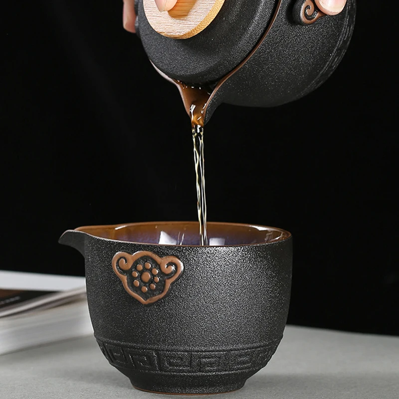 Portable High Grade Chinese Te - Korean Tea Set recension och pris