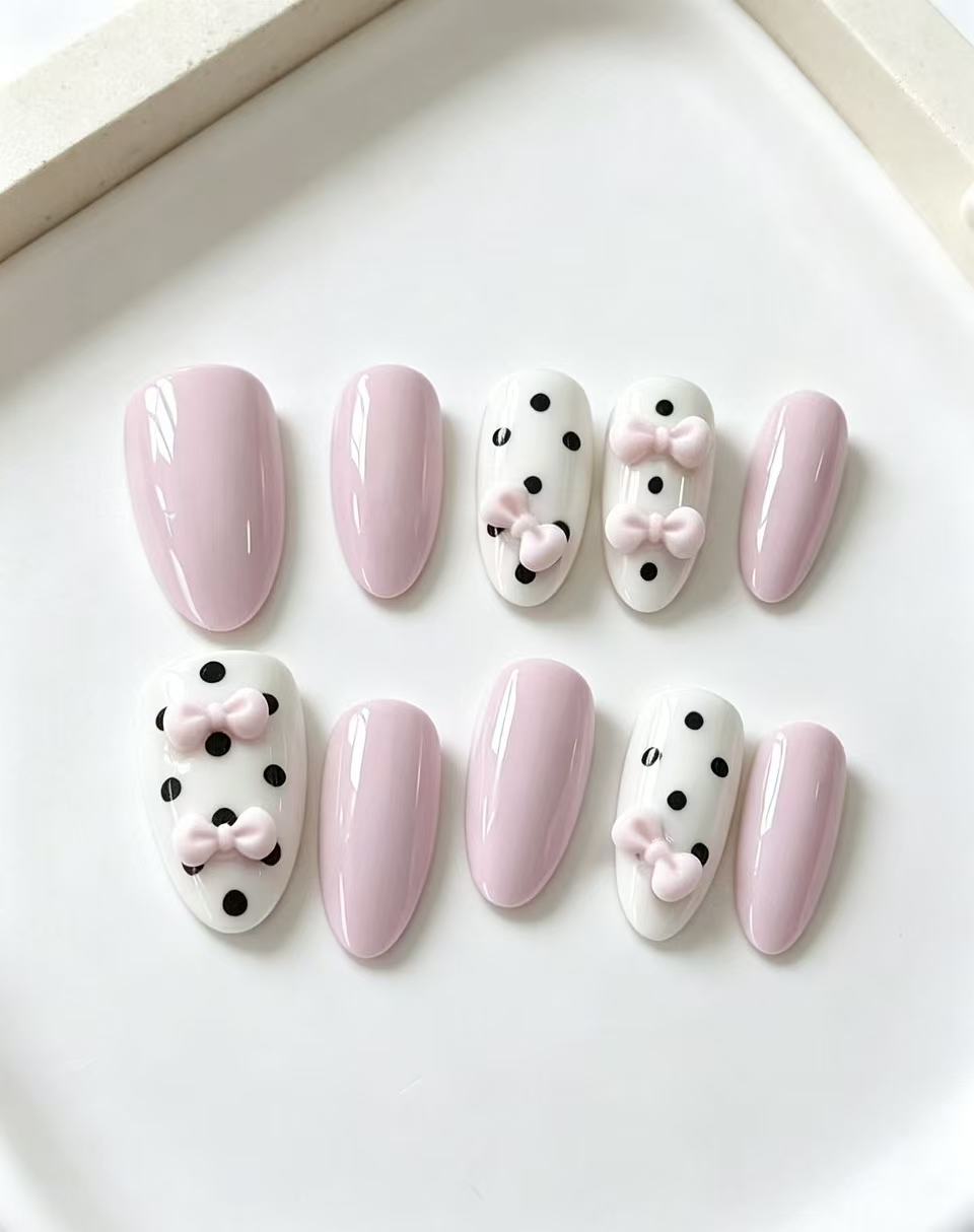 10-Piece Set of Pink and White - Korean Tea Set recension och pris