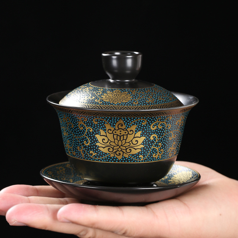 Chinese Teaset Classical Gaiwa - Korean Tea Set recension och pris