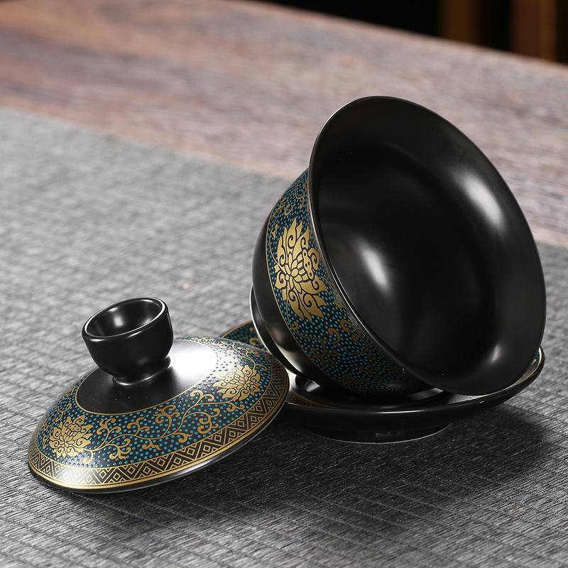 Chinese Teaset Classical Gaiwa - Korean Tea Set recension och pris