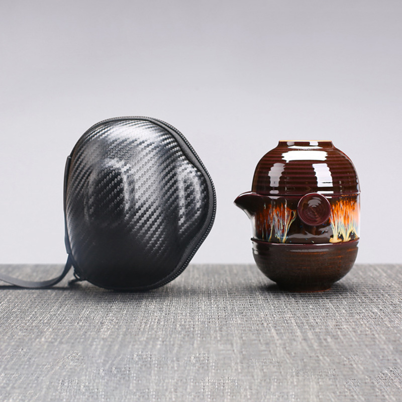Portable ceramic teapot gaiwan - Korean Tea Set recension och pris