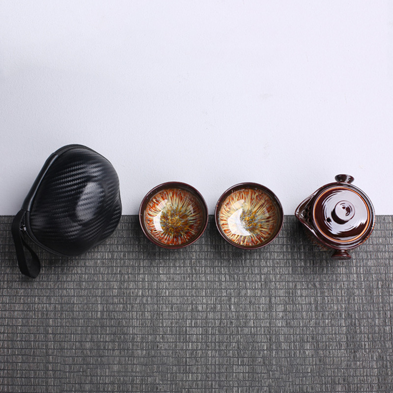 Portable ceramic teapot gaiwan - Korean Tea Set recension och pris