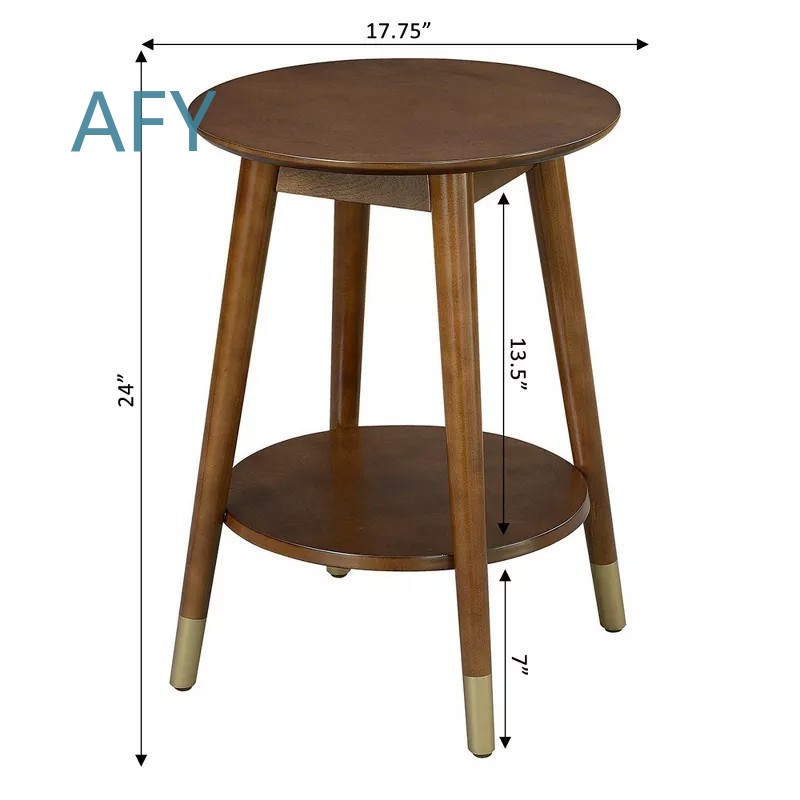 Wooden Side Table with Bottom  - Muji Home Storage recension och pris