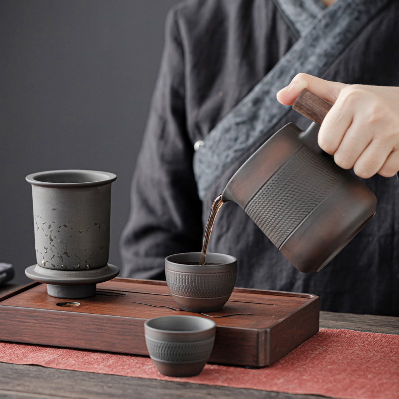 High-end Purple Pottery RetroT - Korean Tea Set recension och pris