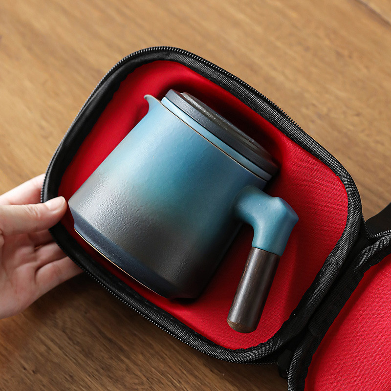 Simple 1 Pot 4 Cups Travel Tea - Korean Tea Set recension och pris
