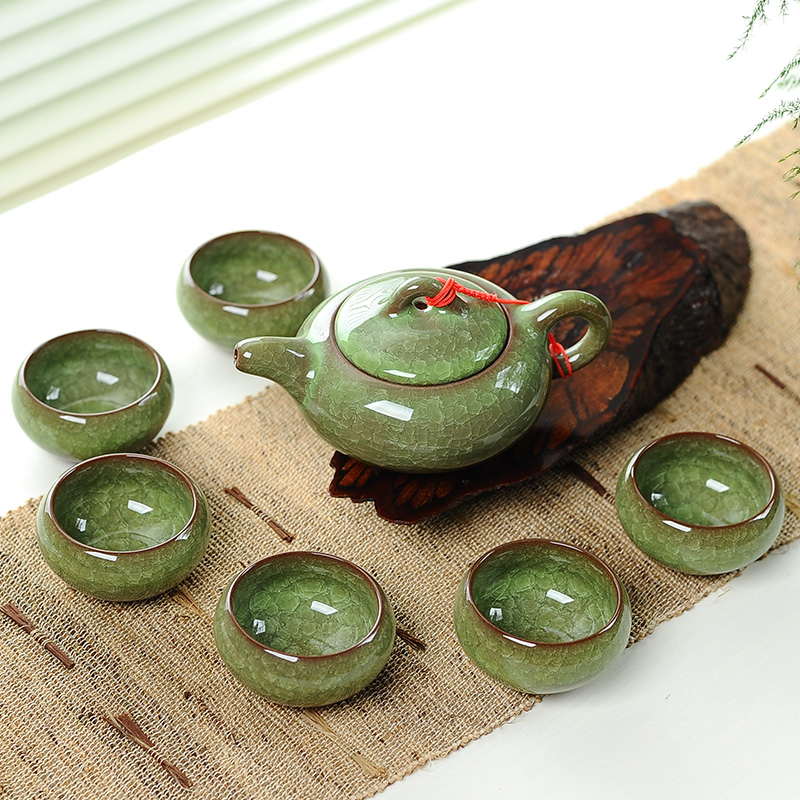 7pcs Ceramic Tea Set with Ice  - Korean Tea Set recension och pris