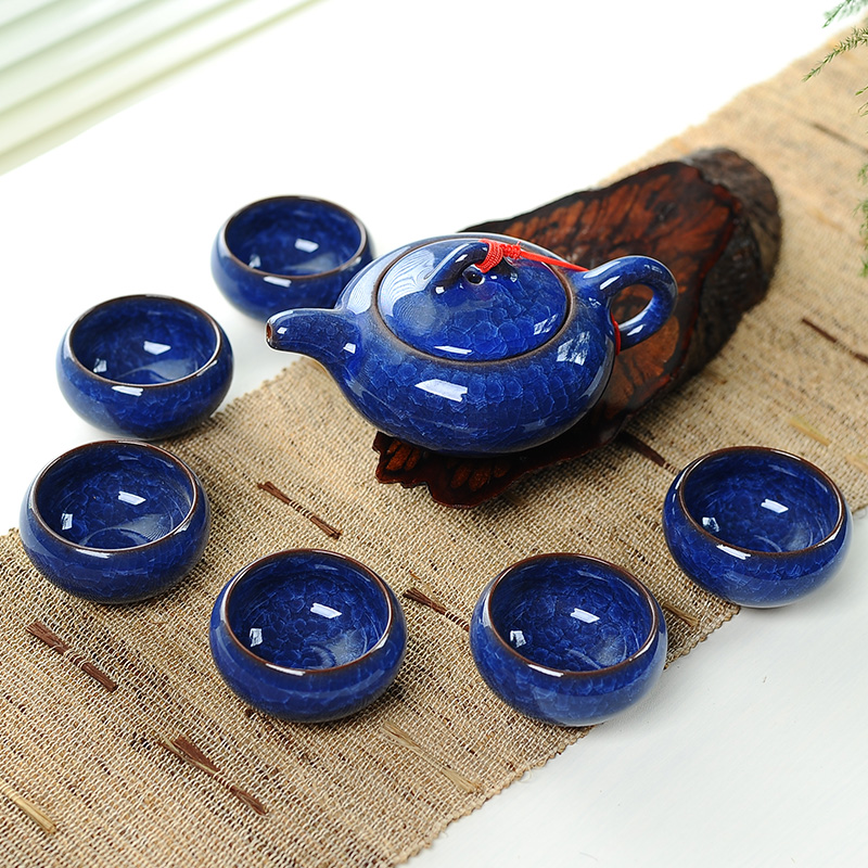 7pcs Ceramic Tea Set with Ice  - Korean Tea Set recension och pris